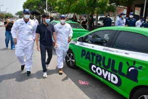 Alcalde Jaime Pumarejo le presentó a Barranquilla las Patrullas COVID