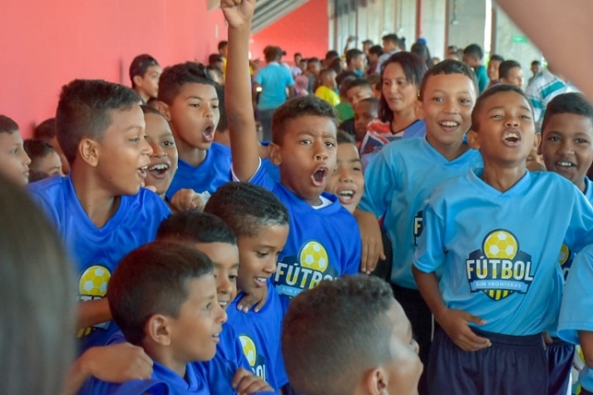 Con ‘Fútbol Sin Fronteras’, gana la sana convivencia