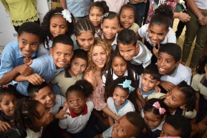 Shakira se tomó barrio El Bosque