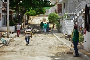 “La pavimentación en el corregimiento La Playa es una realidad”: alcalde Pumarejo