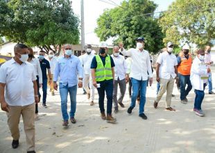 Comienzan trabajos en cuatro nuevas rutas de pavimentación para el barrio San Antonio de Soledad