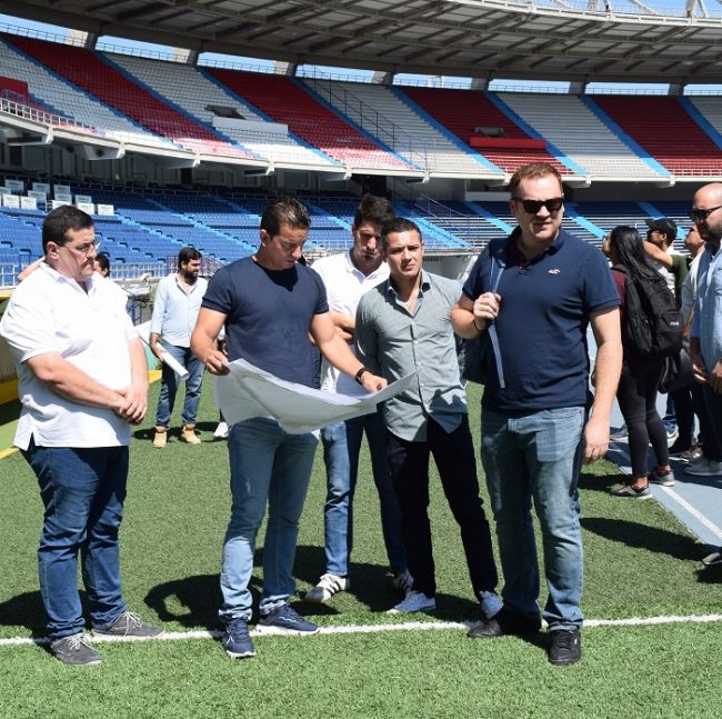 Distrito y gerente de la Selección Colombia inspeccionaron obras en el Metropolitano