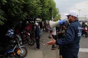Las Patrullas COVID realizan operativos en barrios de Barranquilla