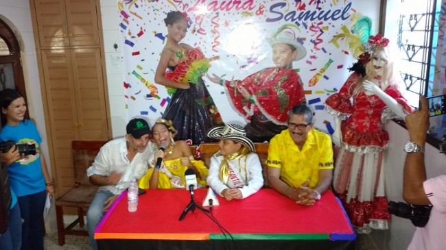 Laura Ospino y Samuel Quintero, reyes infantiles del Carnaval de la 44