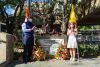 Gobernadora del Atlántico recibió busto de Gandhi en la Plaza de la Paz, por parte de la Embajada de la India