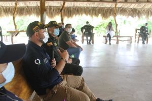 Distrito, Policía y empresarios trazan plan de acción para fortalecer seguridad en Juan Mina