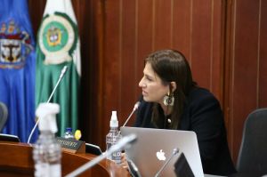 Senadora Paola Holguín, nueva presidenta de la Comisión Segunda 2021-2022