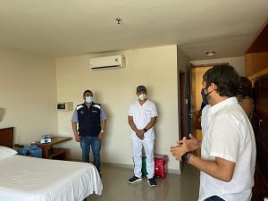 “Seguimos ampliando número de camas hospitalarias para continuar la lucha contra la pandemia”: alcalde Pumarejo