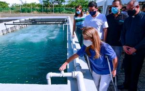 Gobernadora inauguró Planta de Tratamiento de Agua Residual de Villa Olímpica, que beneficiará a 22 mil atlanticenses