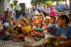 En la Galería Callejera de San Fernando los niños jugaron a ser artistas