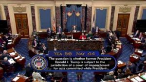 Senado de EE.UU. considera procedente impeachment contra Trump