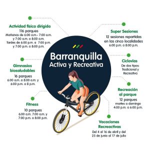 Con 7 estrategias, Barranquilla promueve la actividad física durante todo el año