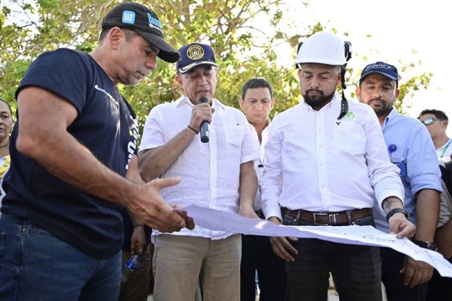 Alejandro Char, Gustavo Bolívar y Rigail Romero
