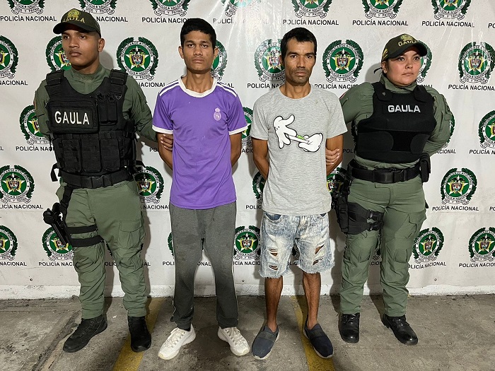 Capturados por el Gaula por el delito de Extorsión