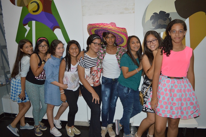 María Silvana Suarez, Karla Padilla, Isabela Navarrete, Silvia Bohórquez, Maira Navarro, Melany Medina, María Camila Mena, María José Teran y Charlize Caro.