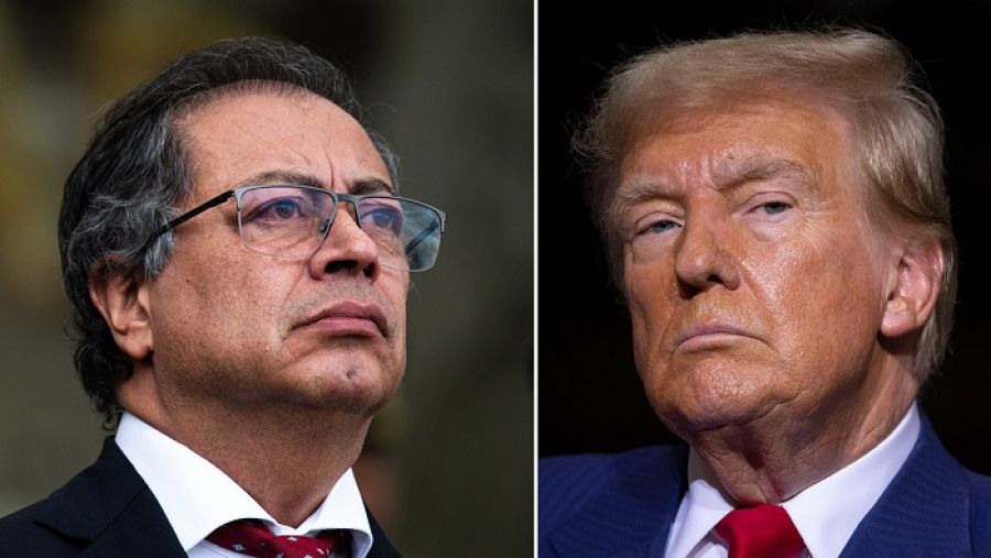 Gustavo Petro y Donad Trump