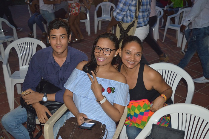 Camilo Andrés Álvarez, Yenifer Peñaloza y Mildred Ortiz.