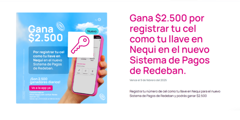 Nequi Regala Plata: Cómo recibir el Dinero Gratis que esta regalando Nequi