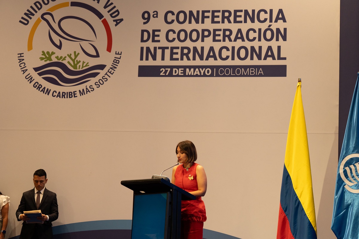Laura Sarabia en Cartagena es hora de actuar por el Caribe