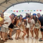 De izquierda a derecha: Ceslee López, José Infanzón, Ingrid Peña, Kelly Del Valle, Mayra Lagares, Adriana Rebolledo, Liceth Medina, Valerie García y Alberto Navarro