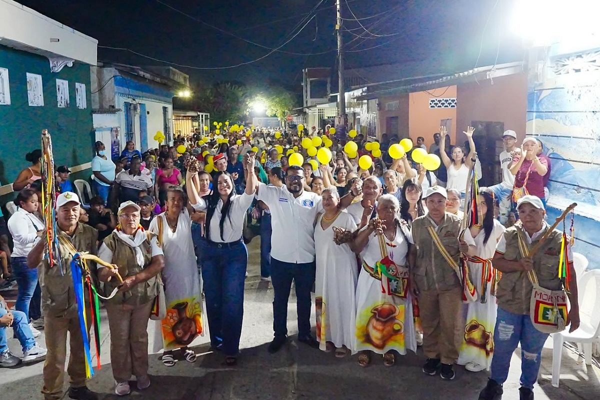 Comunidad indigena Mokaná de Malambo apoyan candidatura de Sandoval
