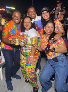 Rodolfo Rodríguez Llanos, Diana Ortega, Carlos Medina, Janeth Ferreira y Greisy Bettin 