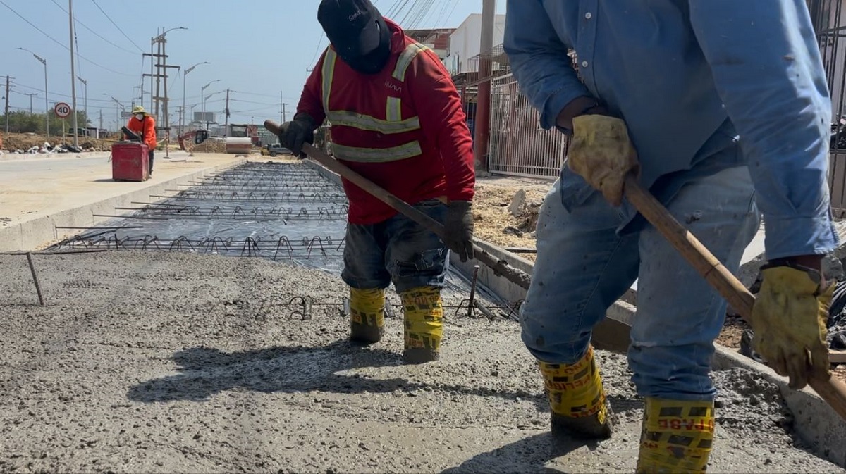 Circunvalar supera el 40 % de avance en su pavimentación