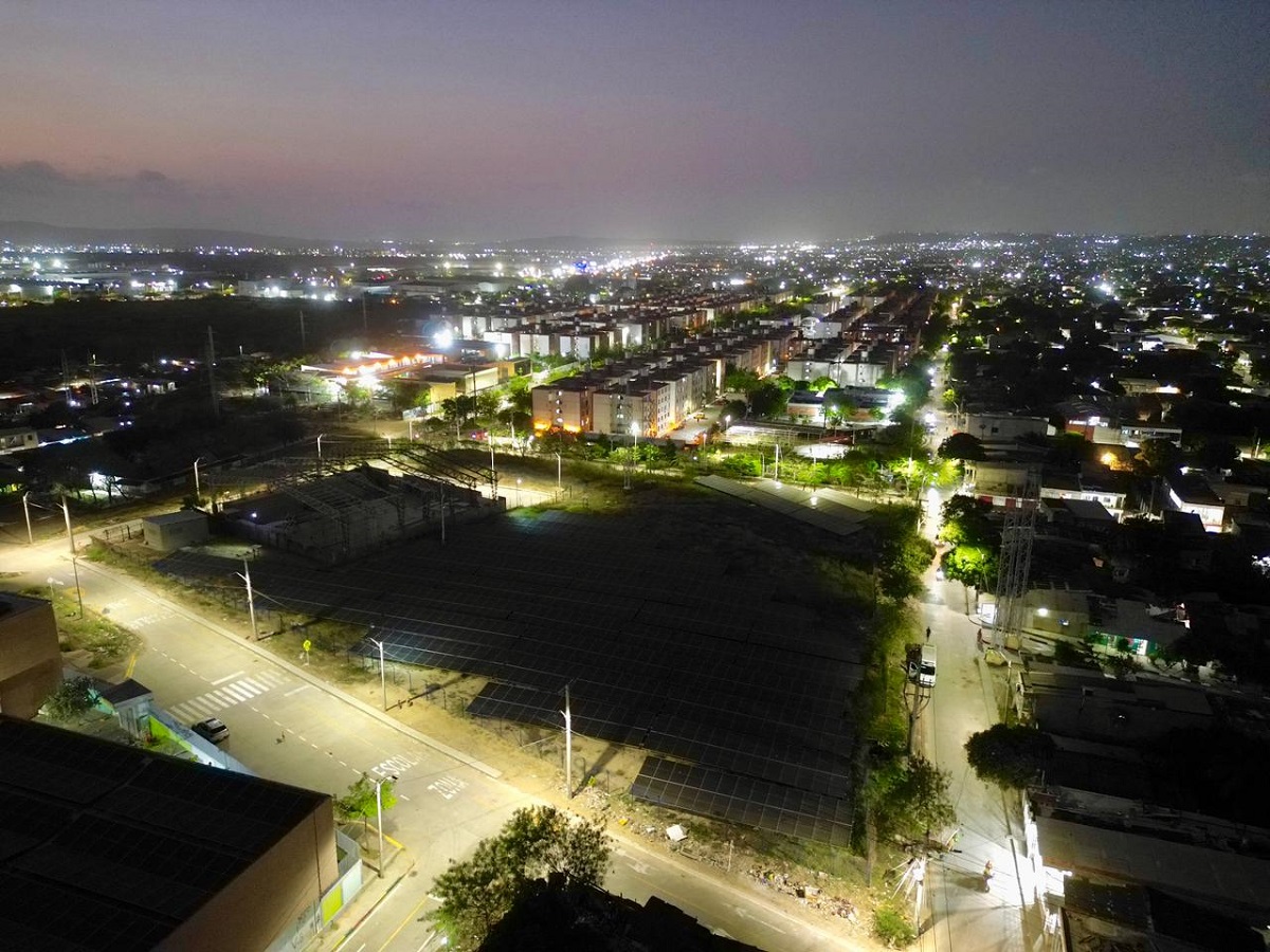 Barranquilla refuerza alumbrado público en Las Gardenias