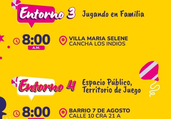 Soledad celebra el Día de la Niñez 2026 con jornada recreativa en cinco puntos