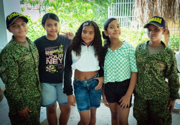 Cine por la Paz llevó alegría a más de 100 niños en el CRAV Soledad