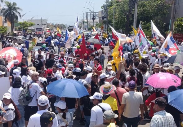 Primero de Mayo en Barranquilla 2026 más de 50.000 personas marcharon por los derechos laborales