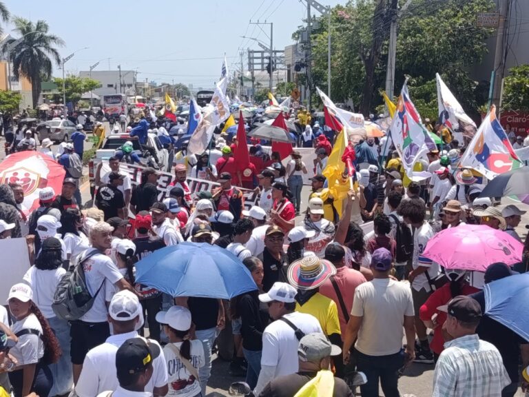 Primero de Mayo en Barranquilla 2026 más de 50.000 personas marcharon por los derechos laborales