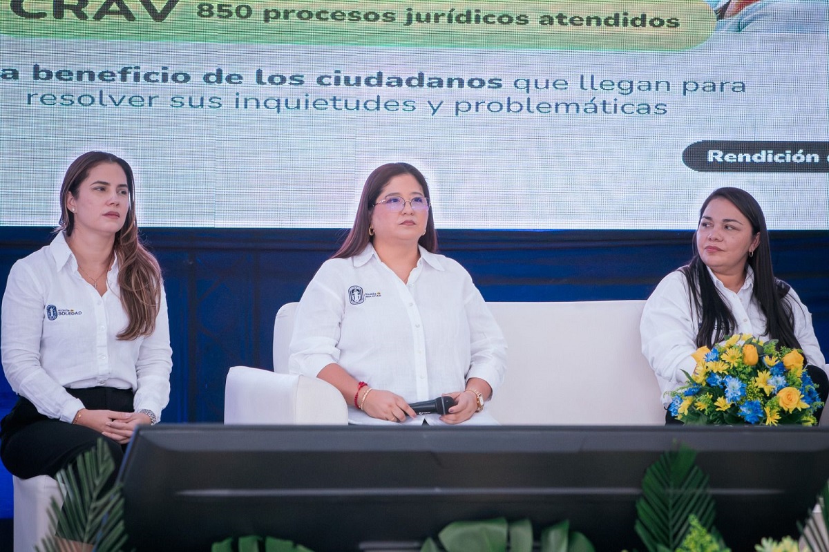 La secretaria de Educación de Soledad, Carolina Correa Gallardo, presentó los principales resultados alcanzados por el sector educativo durante 2025